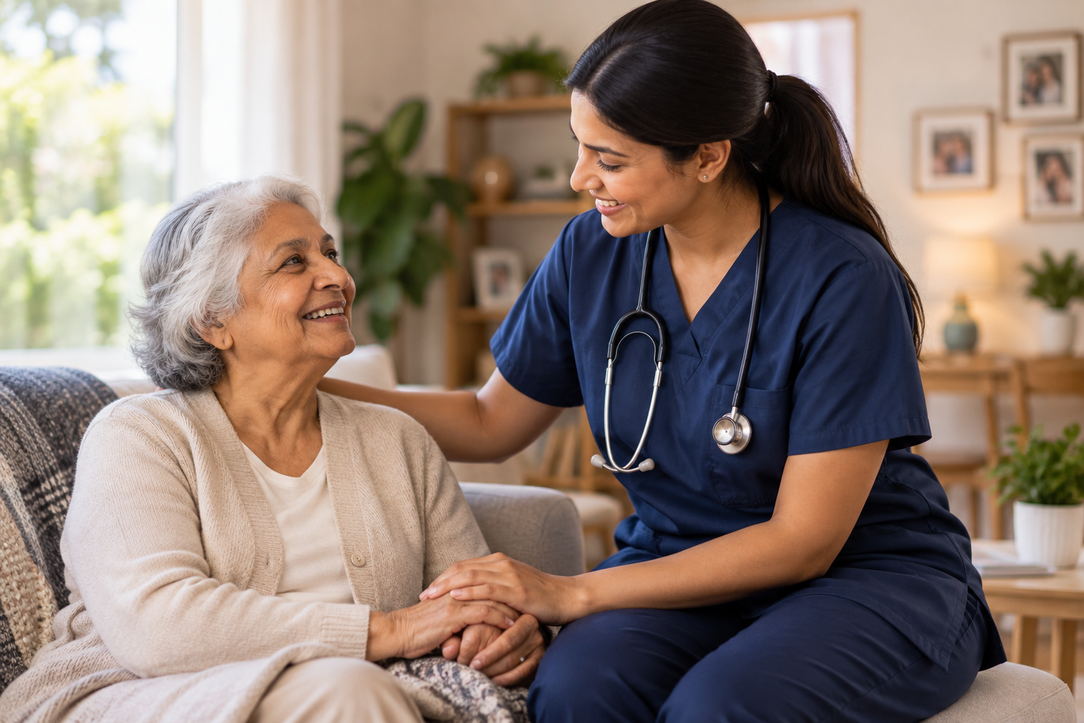 Dedicated care team supporting individuals and families